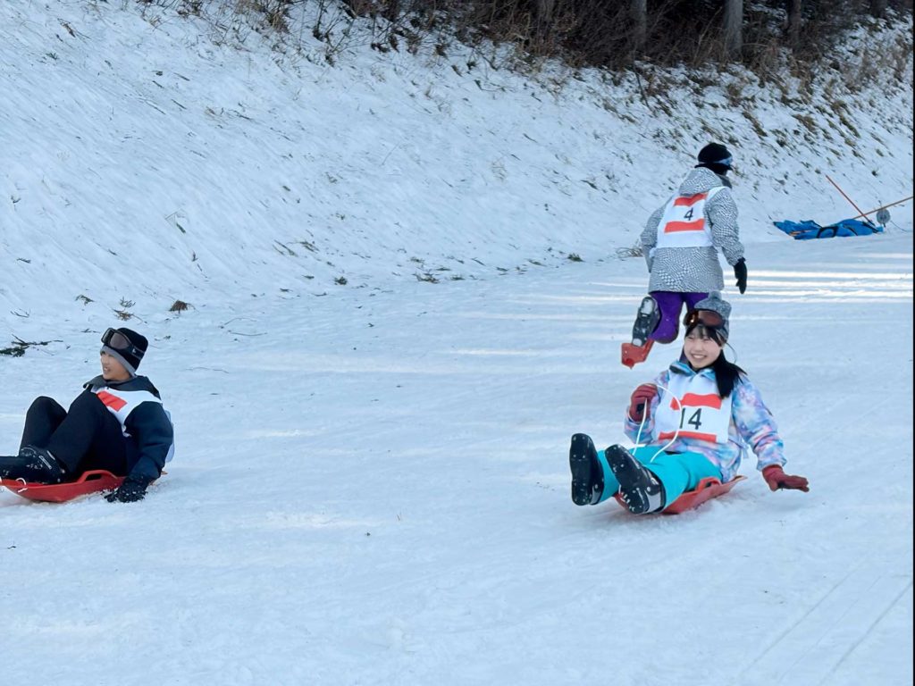そりレース楽しい！